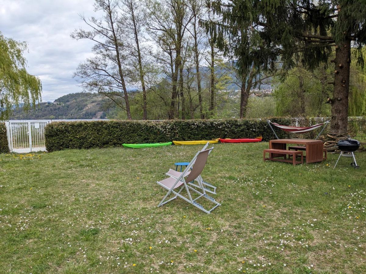 Casa Al Lago: Spacious Lakefront Villa with Garden Calceranica al Lago Exterior photo